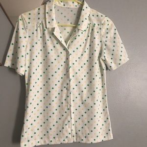 Vintage button down top